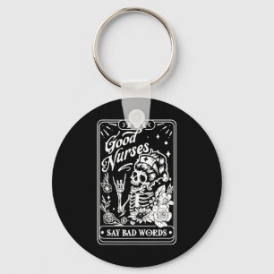 Porte-clés Bonne Vibration Jusqu'à Ma Mort - Main de Squelett