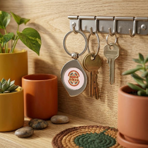 Porte-clés Bonnes Vibrations