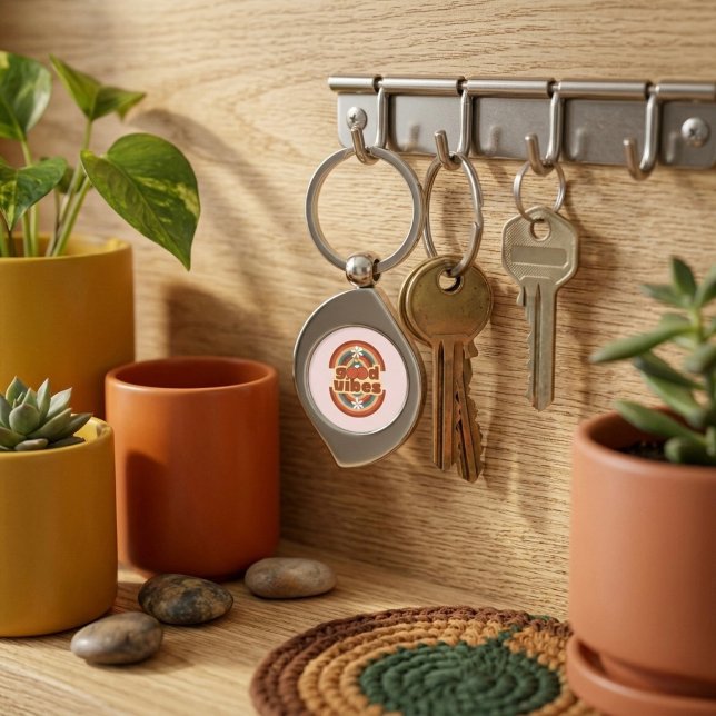 Porte-clés Bonnes Vibrations (Créateur téléchargé)