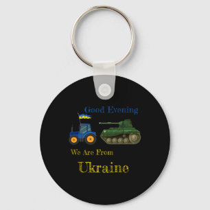 Porte-clés Bonsoir Nous Venons D'Ukraine - Remorquage De Trac