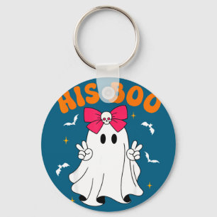 Porte-clés Boo &amp; boo drôles de couples Halloween assortis