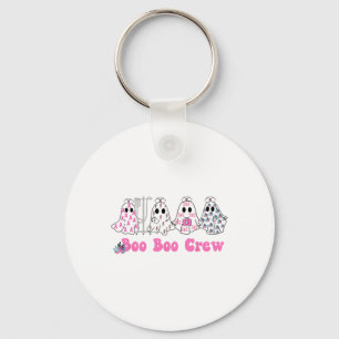 Porte-clés Boo Boo Crew Cancer du sein Ghost Nurse Halloween