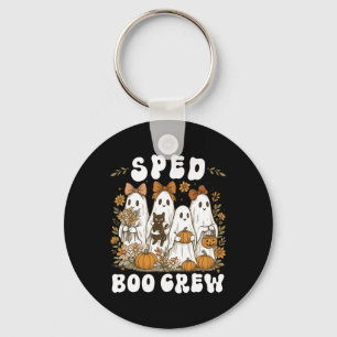 Porte-clés Boo Crew Enseignant Spirituel Fleur sauvage Hallow
