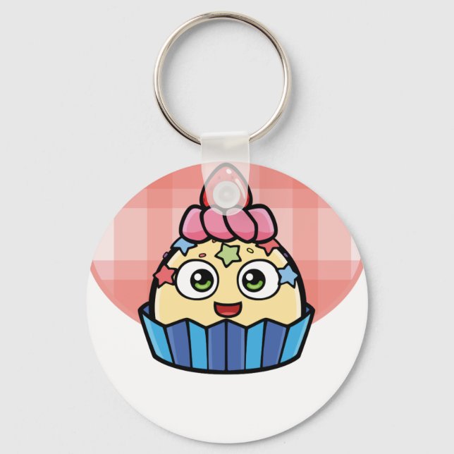 Porte-clés Boo Cupcake (Recto)