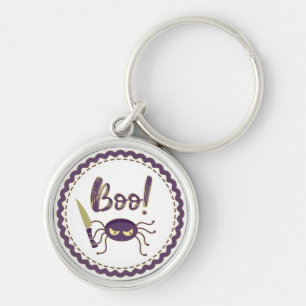 Porte-clés Boo drôle Halloween personnage d'araignée main