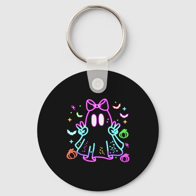 Porte-clés Boo Ghost Soky Season Girls Kids Glow In Halloween (Recto)