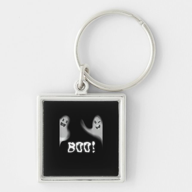 Porte-clés Boo ! Halloween effrayant cachant Funny Peekaboo (Devant)