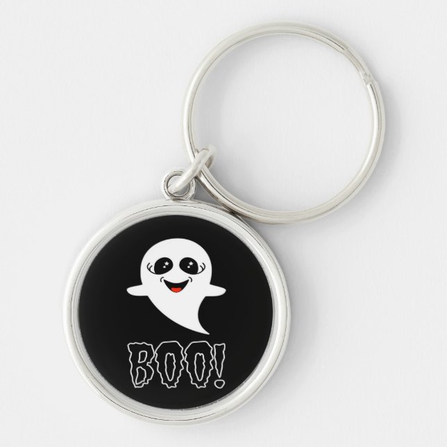 Porte-clés Boo ! Petite Halloween Par Lucas (Devant)