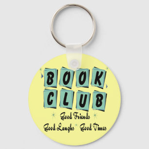 Porte-clés Book Club Retro - Good Friends, Times and Laughn