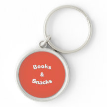 Books and Snacks slogan personnalisable