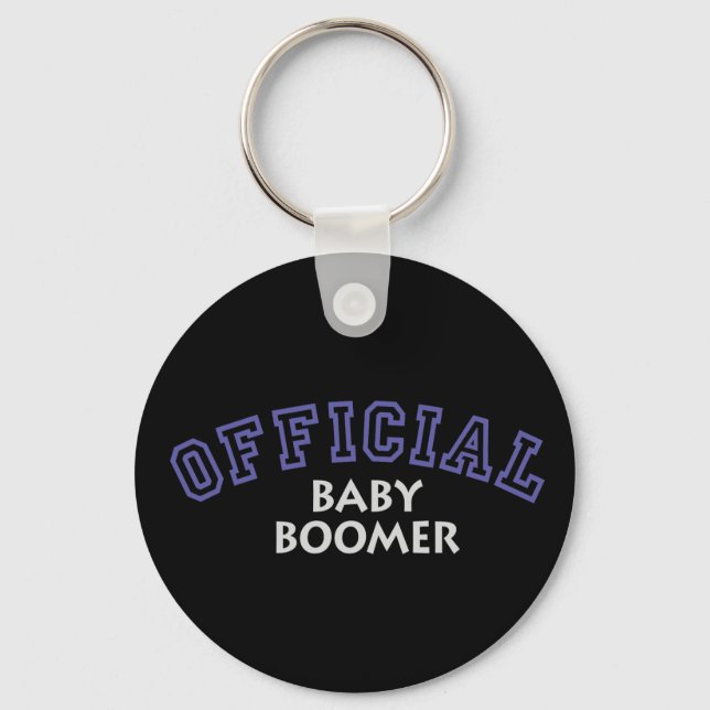 Porte-clés Boomer de bébé officiel - Bleu (Recto)