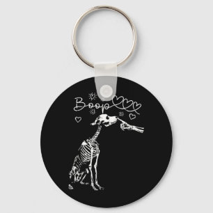 Porte-clés Boop Drôle de Chien Squelette Boop Halloween Nuit
