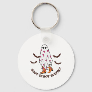 Porte-clés Boot Scoot Éffrayant Cowboy Ghost Super Retro Hall