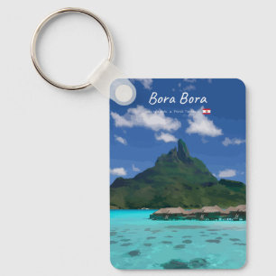 Porte-clés Bora Bora, Polynésie française - Classique de la s