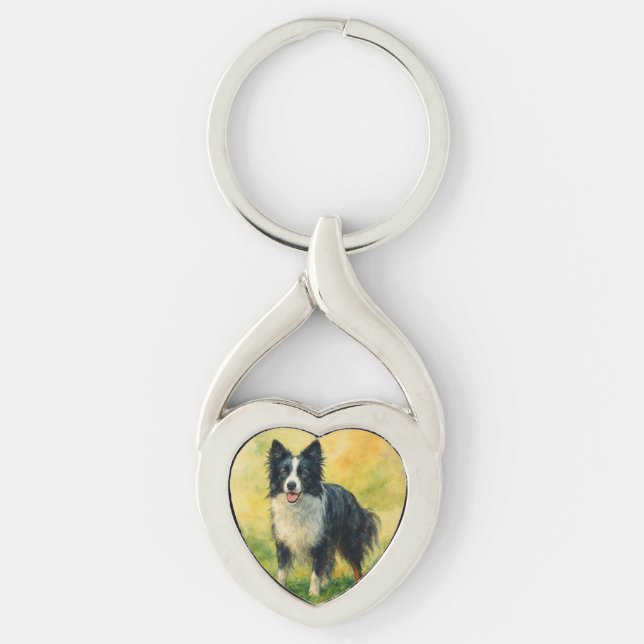 Porte-clés Border Collie (Devant)