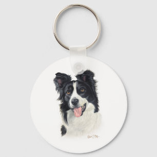 Porte-clés Border collie