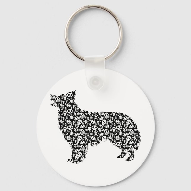 Porte-clés Bordure Collie (Recto)
