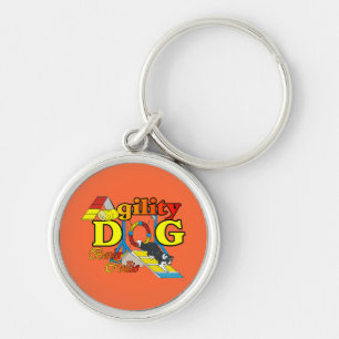 Porte-clés Bordure Collie Agilité