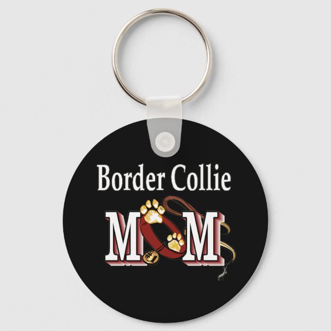 Porte-clés Bordure Collie Dog MOM (Recto)