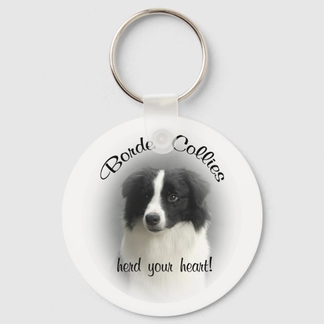 Porte-clés Bordure Porte - clé Collie (Recto)