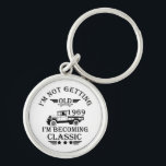 Porte-clés born in 1969 vintage birthday mens gift<br><div class="desc">You can add some originality to your wardrobe collection with this vintage classic truck graphic design with awesome typography font lettering, is a great gift idea for men, women, husbands, wife girlfriend, and a boyfriend who will love this one-of-a-kind artwork. The best amazing and funny holiday present for your happy...</div>