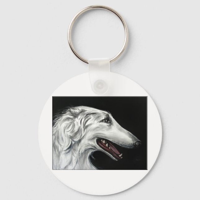 Porte-clés borzoi (Recto)