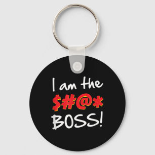 Porte-clés Boss, Bosses Humour Citation graphique Gag Cadeau