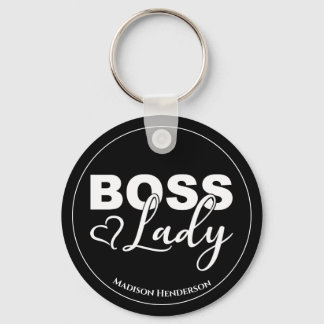 Porte-clés Boss Lady Avec Coeur Porte - clé Personnalisé
