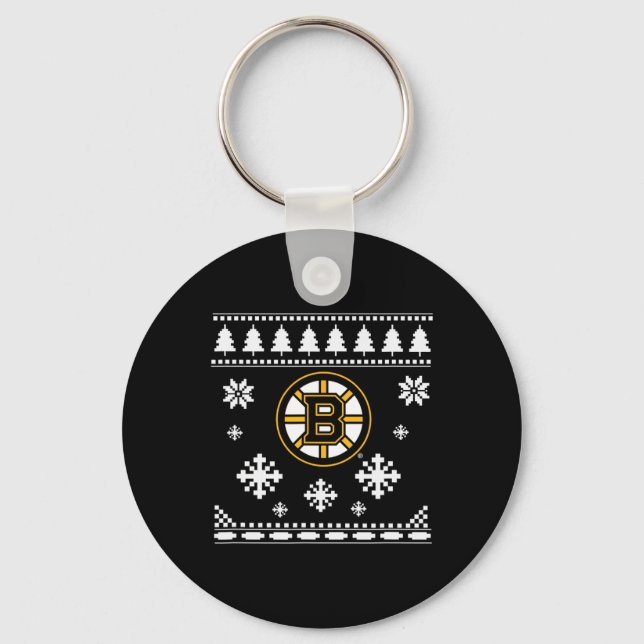 Porte-clés Boston Bruins Vacances de Noël moche (Recto)