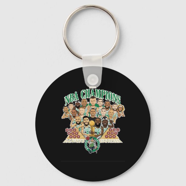 Porte-clés Boston Celtics Banner 18 (équipe exclusive) Relaxé (Recto)