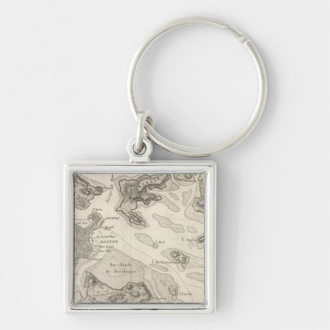 Porte-clés Boston et ses environs (Devant)