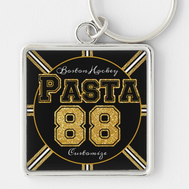 Porte-clés Boston Hockey Pasta 88 (Devant)