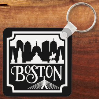 Porte-clés Boston Skyline