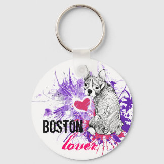 Porte-clés Boston Terrier