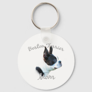 Porte-clés Boston Terrier Maman 2