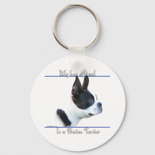 Porte-clés Boston Terrier meilleur ami Porte - clé