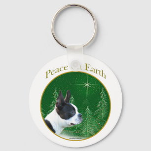 Porte-clés Boston Terrier Peace