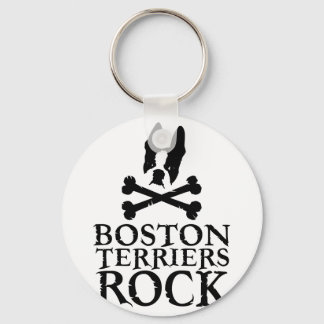 Porte-clés Boston Terriers Rock