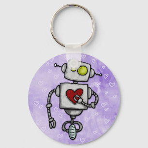 Porte-clés bot de coeur