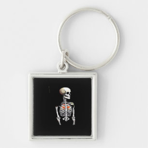 Porte-clés Botanique - Whimsigoth Squelette Vintage Avec Colo