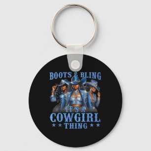 Porte-clés Bottes Et Bling C'est Une Histoire De Cowgirl Amou