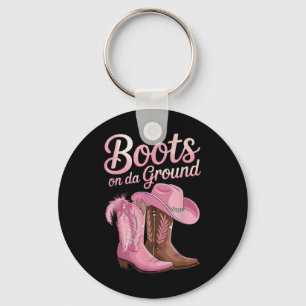Porte-clés Bottes Sur Le Terrain, Danse En Ligne De La Petite