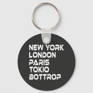 Porte-clés Bottrope New York Londres Paris Tokyo