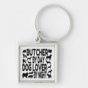Porte-clés Boucher Amoureux des chiens