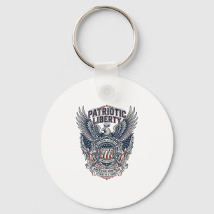 Porte-clés Bouclier de bataille patriotique Symbole inspiré d