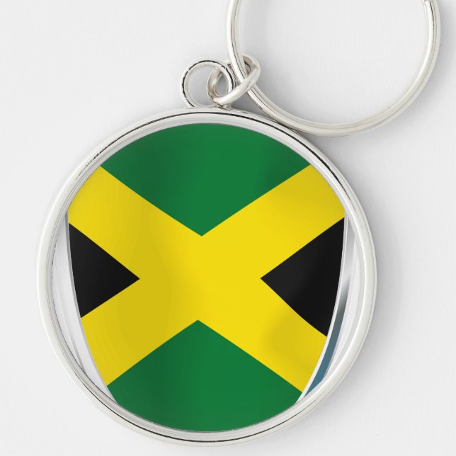 Porte-clés Bouclier de Jamaïque (Devant)