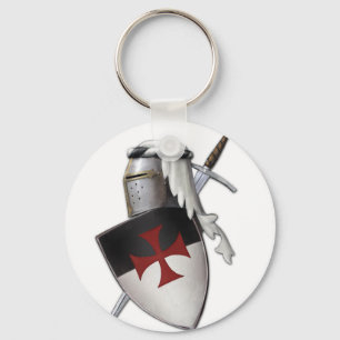 Porte-clés Bouclier de Templar de chevaliers