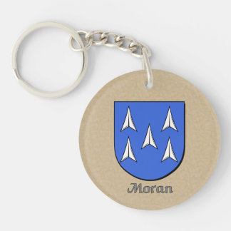 Porte-clés Bouclier historique de Moran avec drapeau du Mexiq