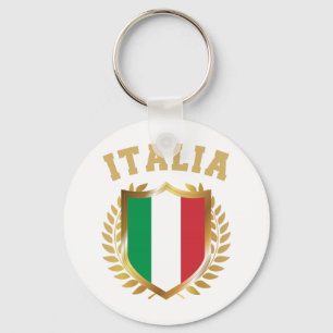 Porte-clés Bouclier indicateur Italie/Italie