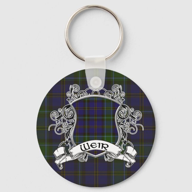Porte-clés Bouclier Tartan Weir (Recto)